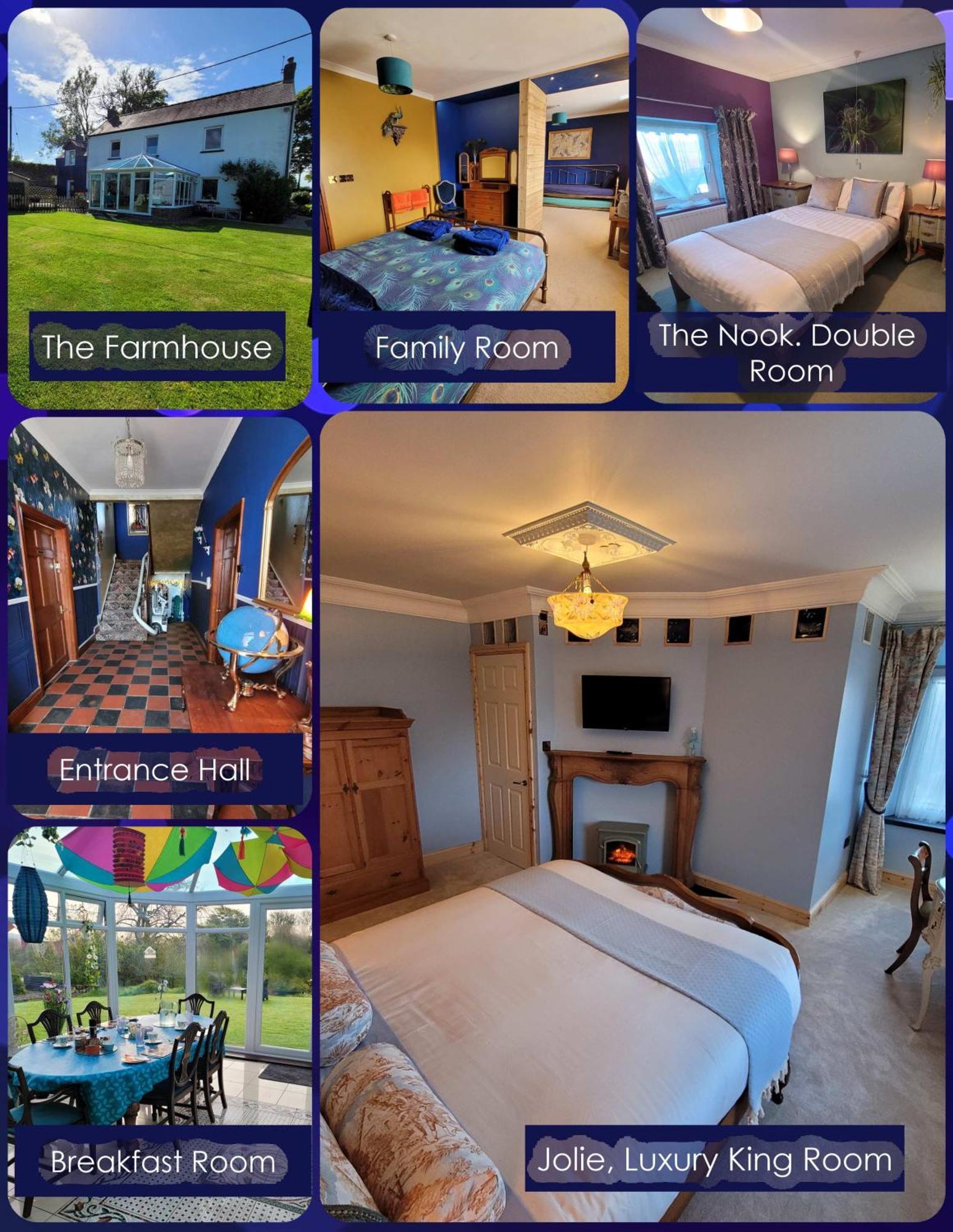 Farmhouse B&B Family Stay Or Romantic Break, On Our Smallholding Close To Narberth Eksteriør bilde